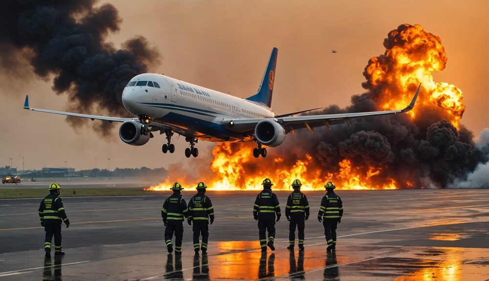 busan plane fire evacuation