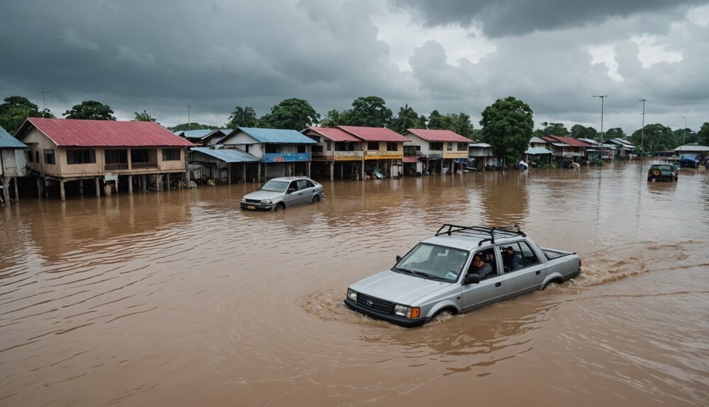 flood emergency in entikong