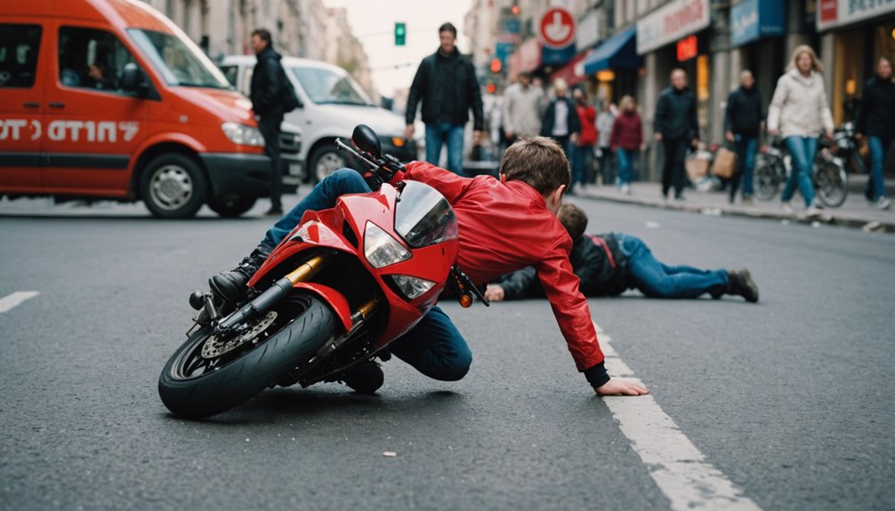 motorcycle incident involving child