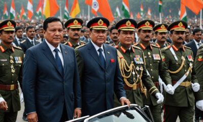 prabowo attends india republic parade