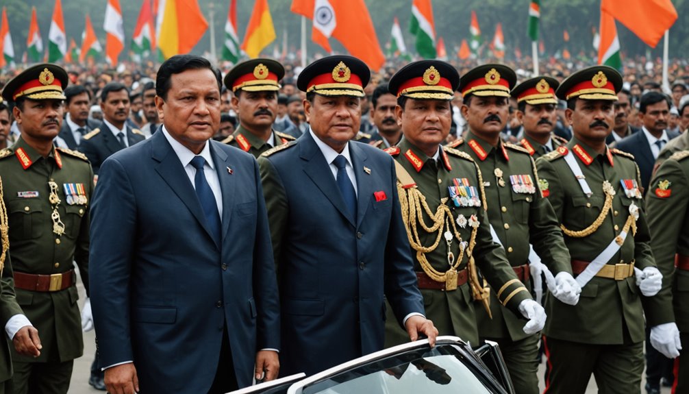 prabowo attends india republic parade