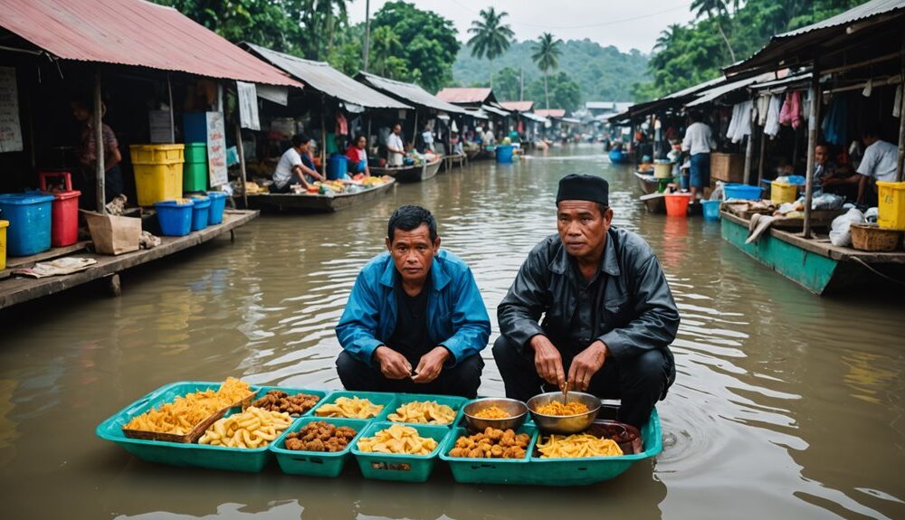 strange fried snacks flood