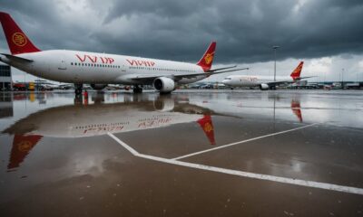 vvip airport flood report