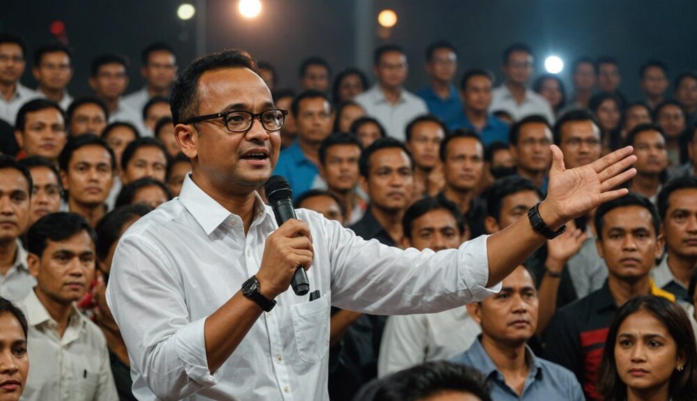 anies shares insights amid chaos