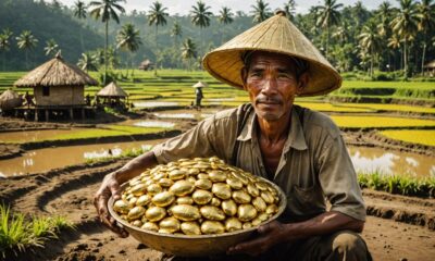 farmer discovers gold treasure