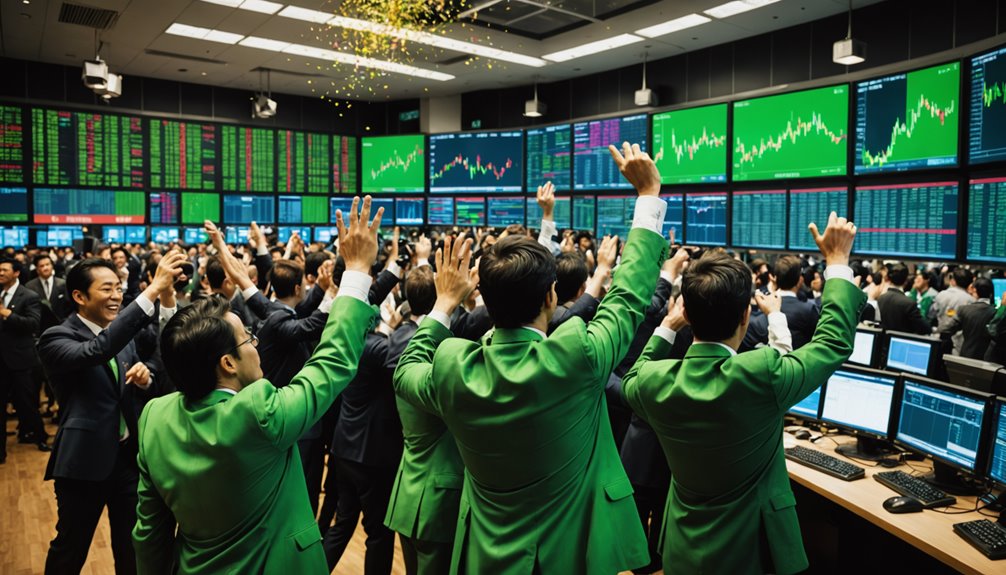 pergerakan saham menguat hari ini
